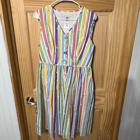 Disney Dresses & Skirts - Disney Dapper Dans stripped Dress by Dress Shop